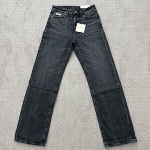 Calvin Klein Jeans 90s Straight Jeans - Slate Grey - Size 25 Regular - NWT